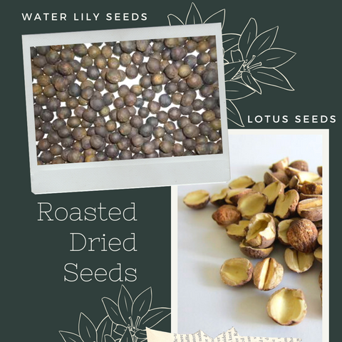 water lily flower lotus popped roasted seeds himalayan makhana