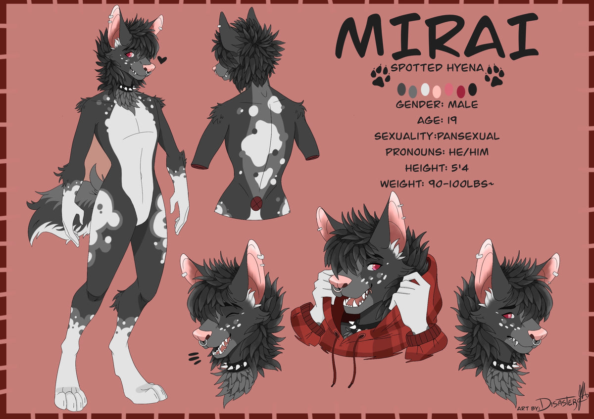 Mirai - A spotted Hyena – Fursona Factory