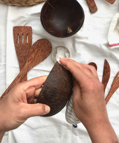 oil your coconut wood bowls