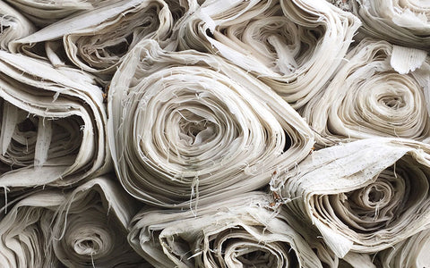 rolls of fabric