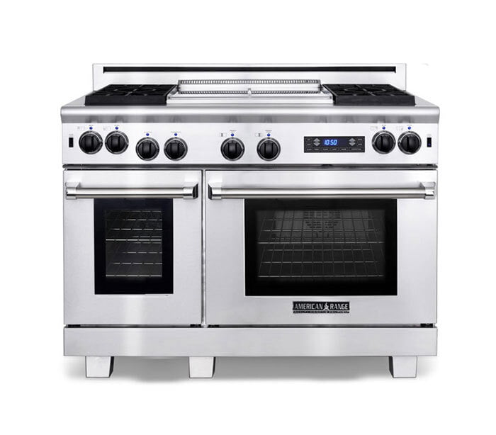 Load image into Gallery viewer, American Range ARR486GRDFN 48" Medallion Series Dual Fuel Self-Clean Range - Natural Gas