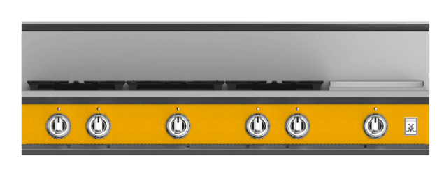 Load image into Gallery viewer, Hestan KRT485GDNGYW 48" 5-Burner Rangetop With 12" Griddle - Natural Gas - Yellow / Sol