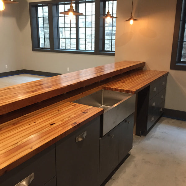 Grand Boulevard Reclaimed Wood Countertop Workshop