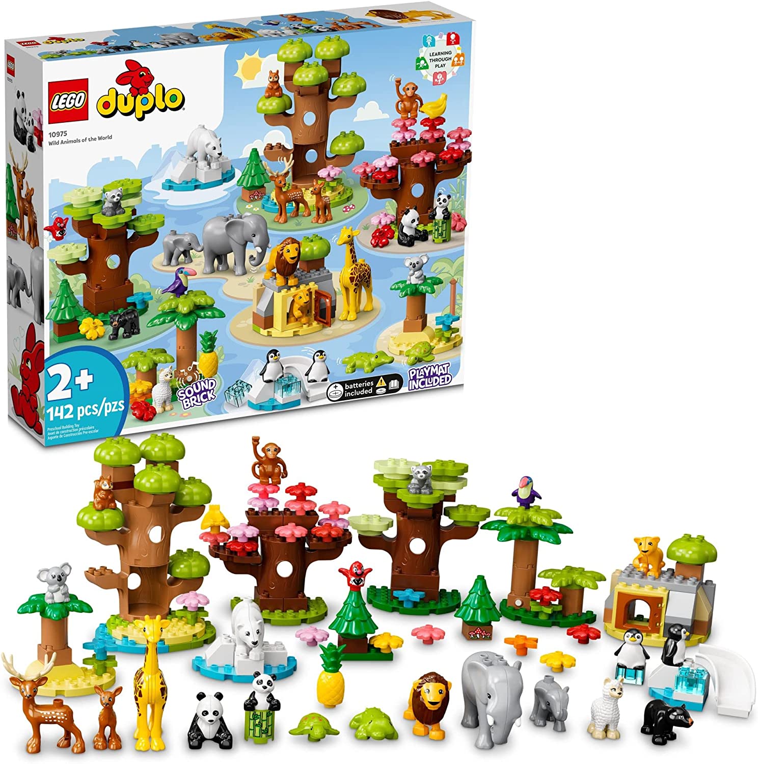 LEGO DUPLO Wild Animals of World Toy with 22 Animal – sunnytoysngifts.com