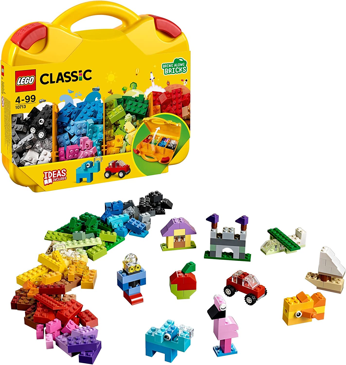 Dag hart Treble LEGO Classic Creative Suitcase 10713, Includes Storage Case with Fun C –  sunnytoysngifts.com