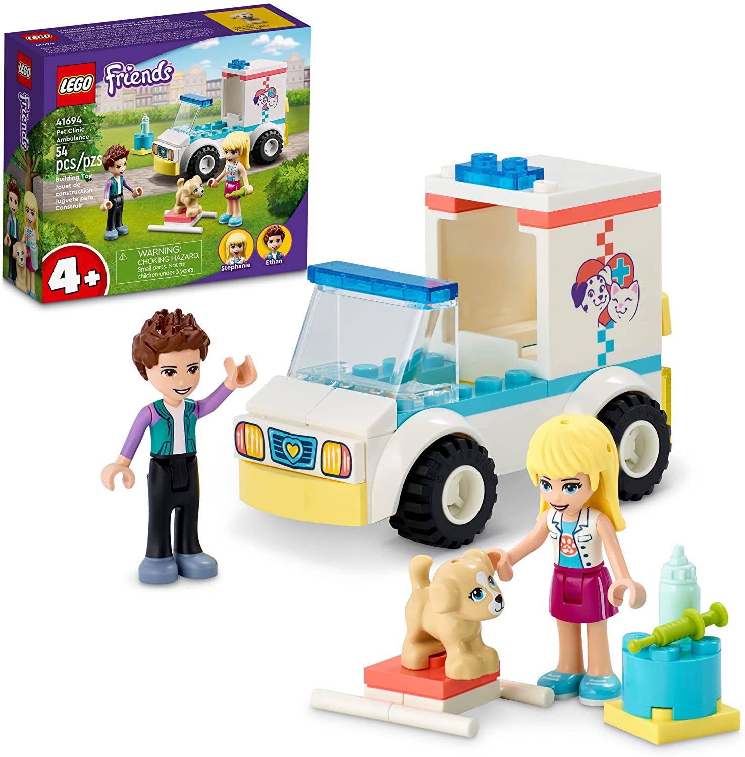 LEGO Friends Pet Clinic Ambulance Building Kit; Birthday – sunnytoysngifts.com