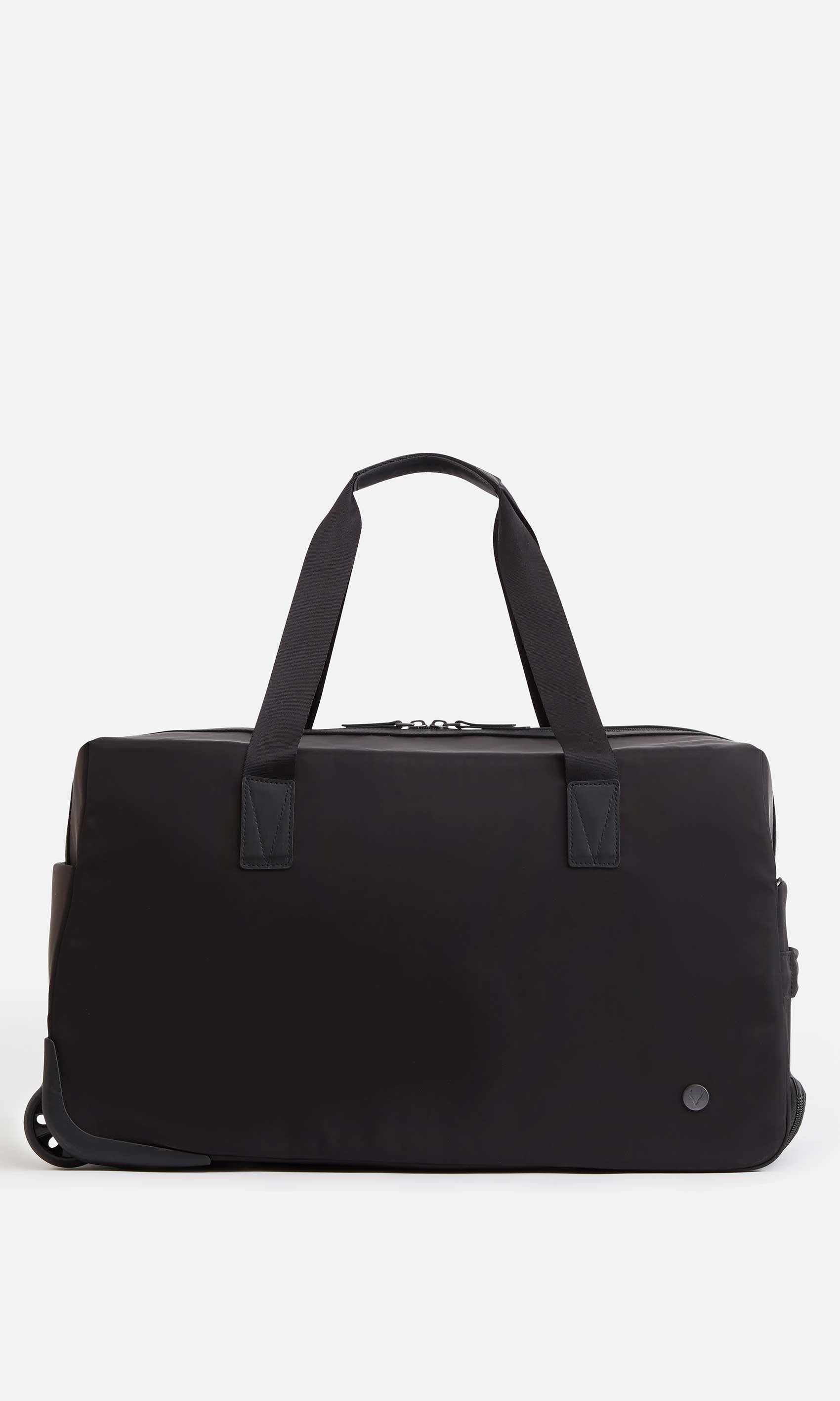 Chelsea Wheeled Holdall In Black