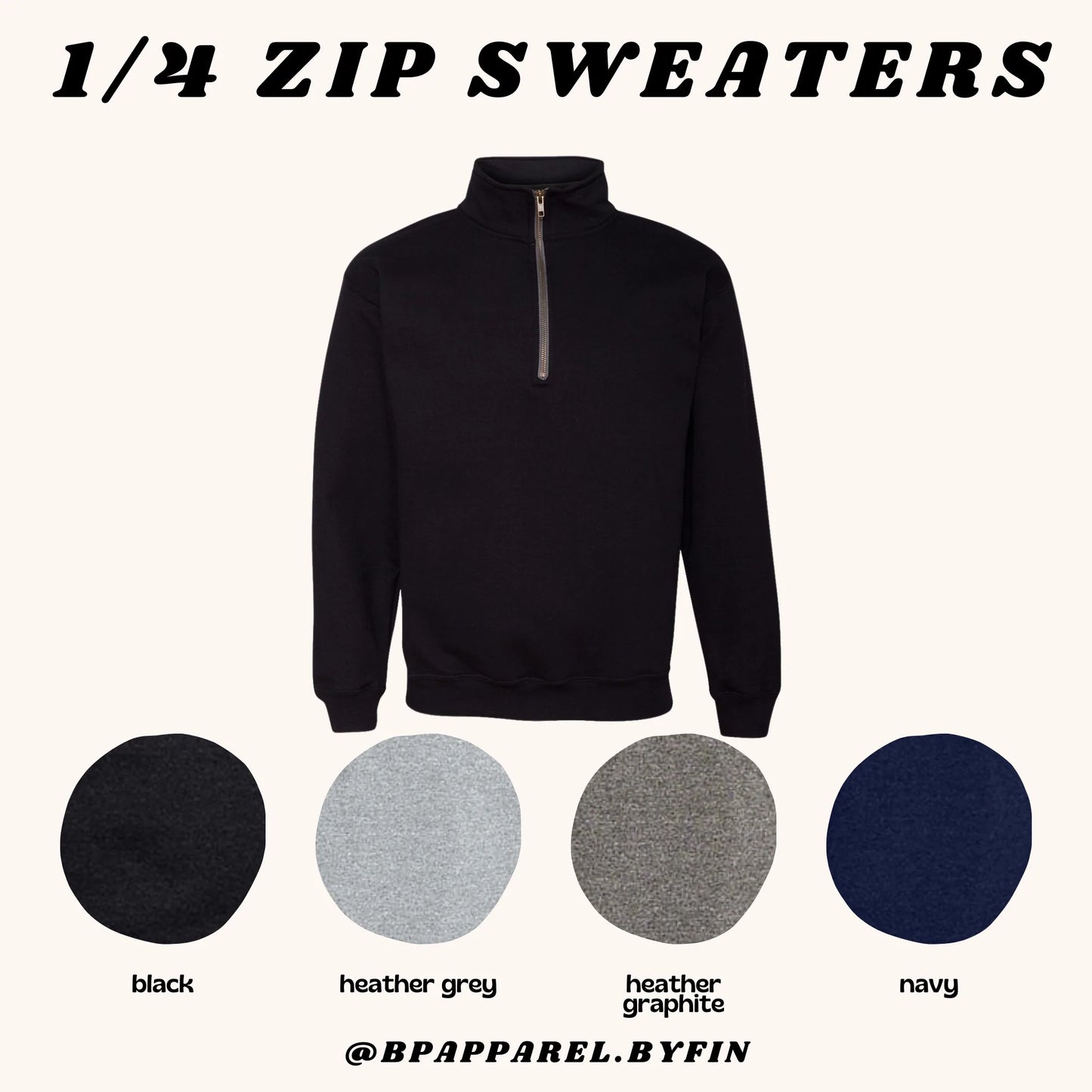 the OG rad tech 1/4 zip