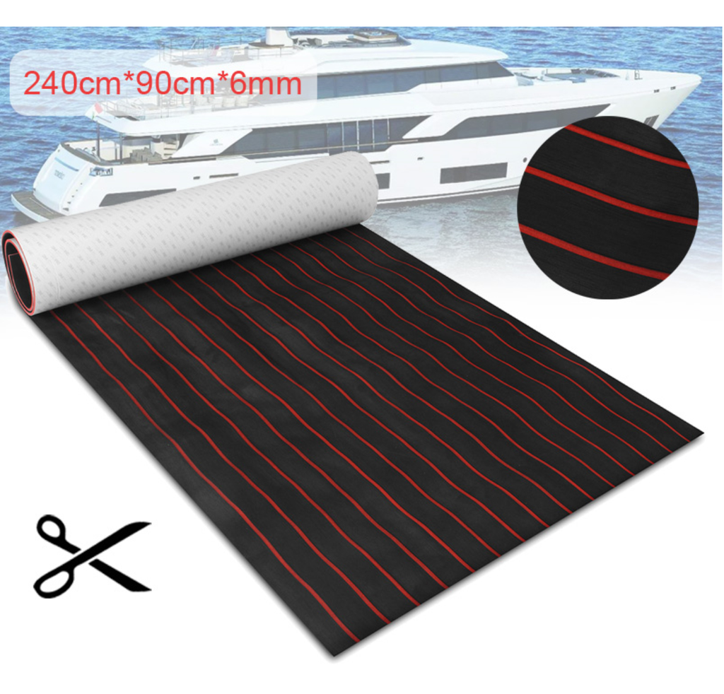 Goodew 6mm 90x240cm Eva Foam Boat Yacht Non Skid Decking Flooring