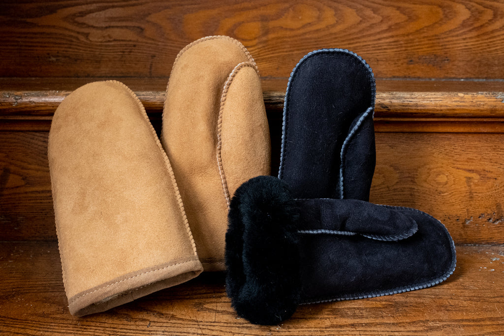 sheepskin mittens