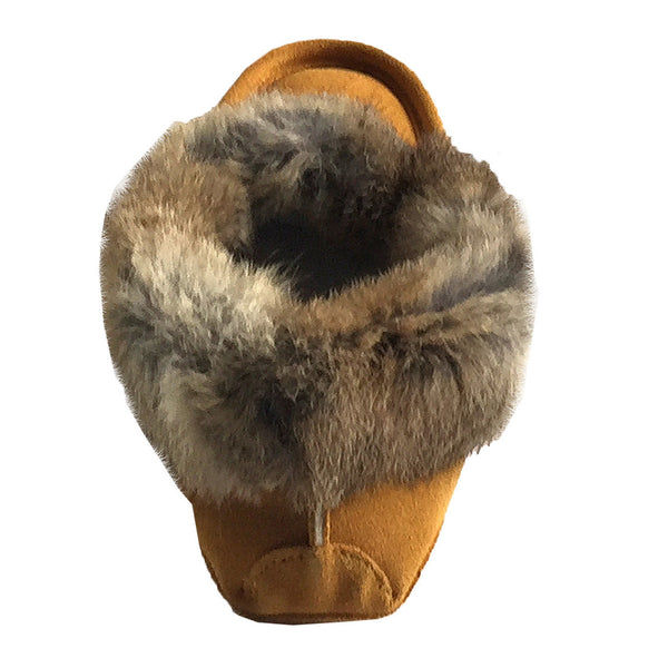 mens fur lined moccasin slippers