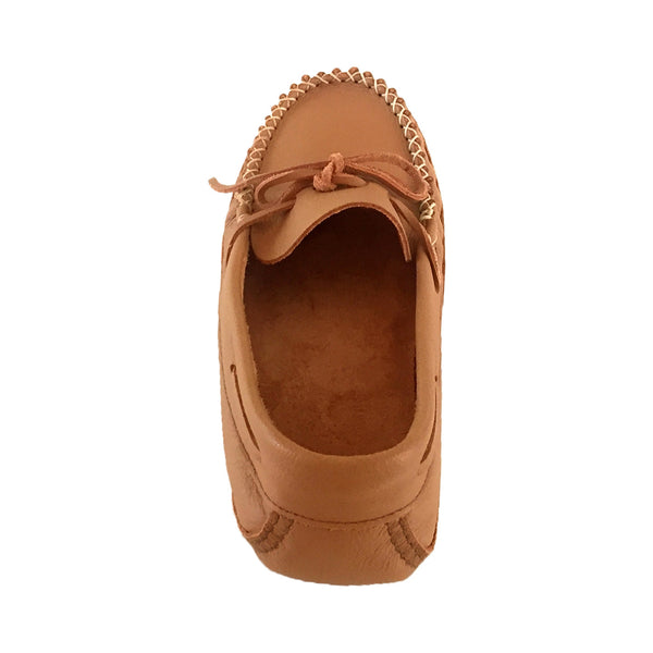 mens wide leather moccasins