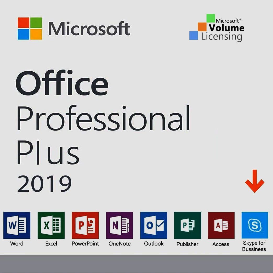 Microsoft Office Professional Plus 2019 Product Key License Volume Fpp 4807