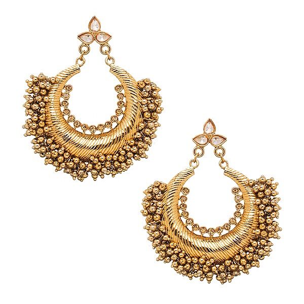 gold earrings zara