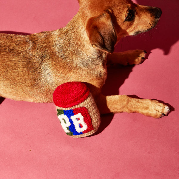 peanut butter dog toy