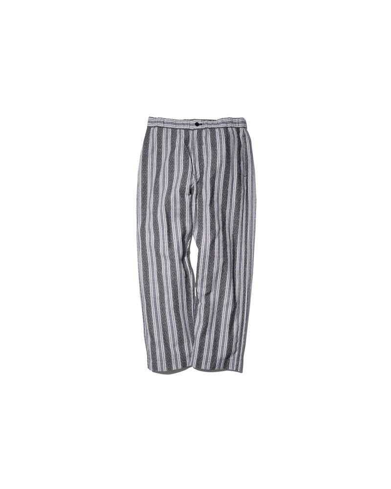 Cotton Linen Dobby Stripe Easy Pants