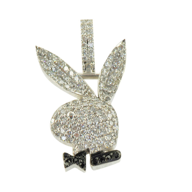 diamond playboy bunny necklace