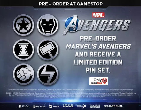 Avenger's Pin Set