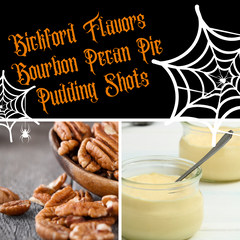 bourbon pecan pie pudding shots