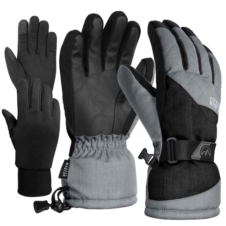 5-Finger Snow Gloves for Adult