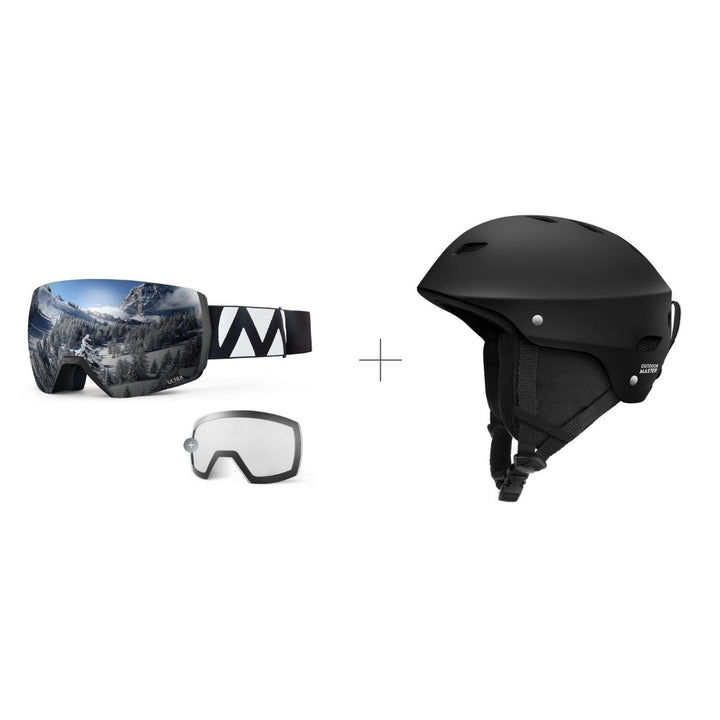 Ultra Goggle & Lens + Kelvin Ski Helmet Bundle