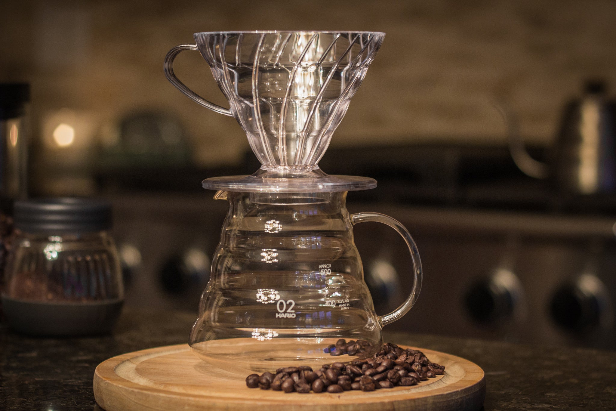Hario V60 (02) Clear Coffee Dripper (Pour Over Method) | The Roasters Pack