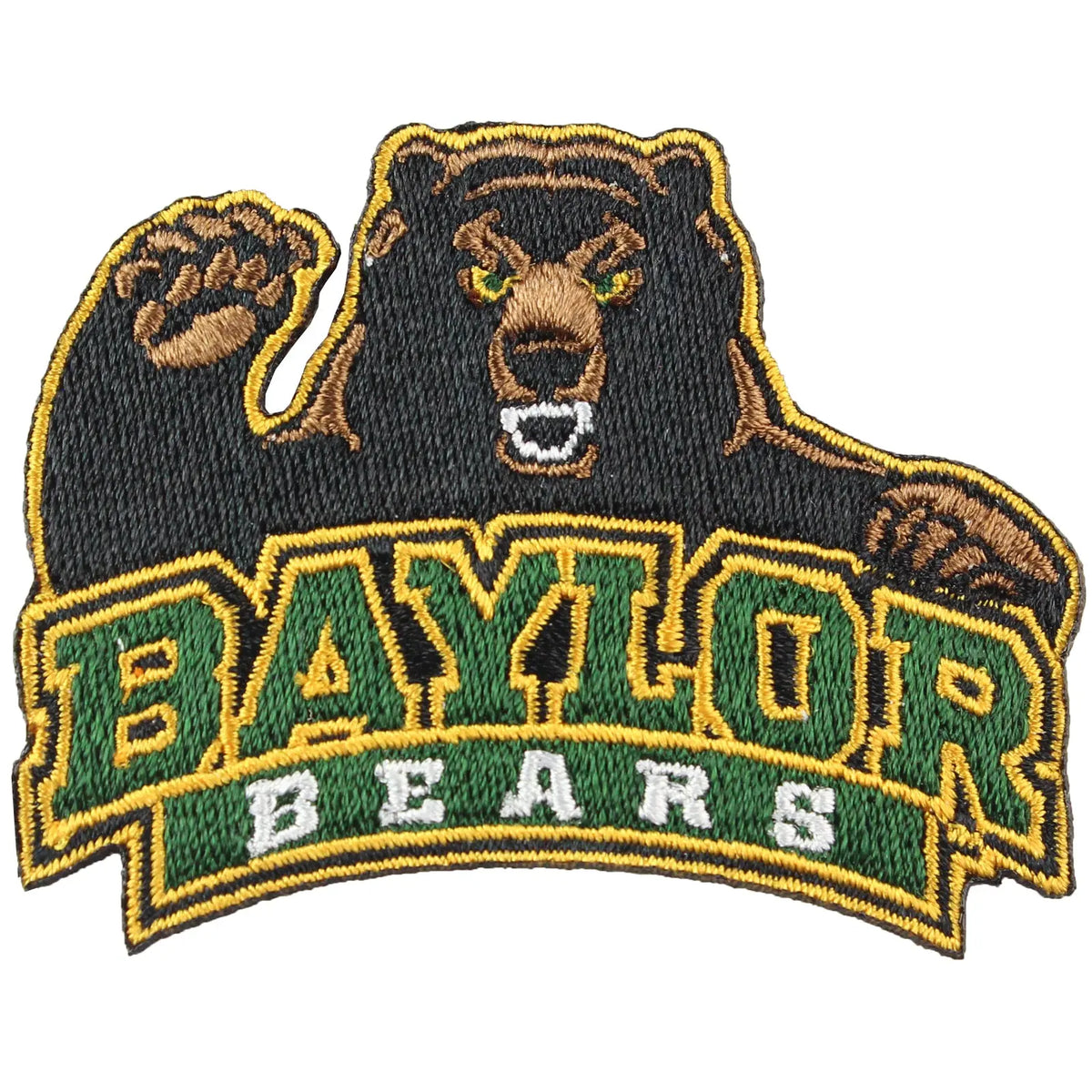 Baylor Bears Primary Logo Iron On Embroidered Patch