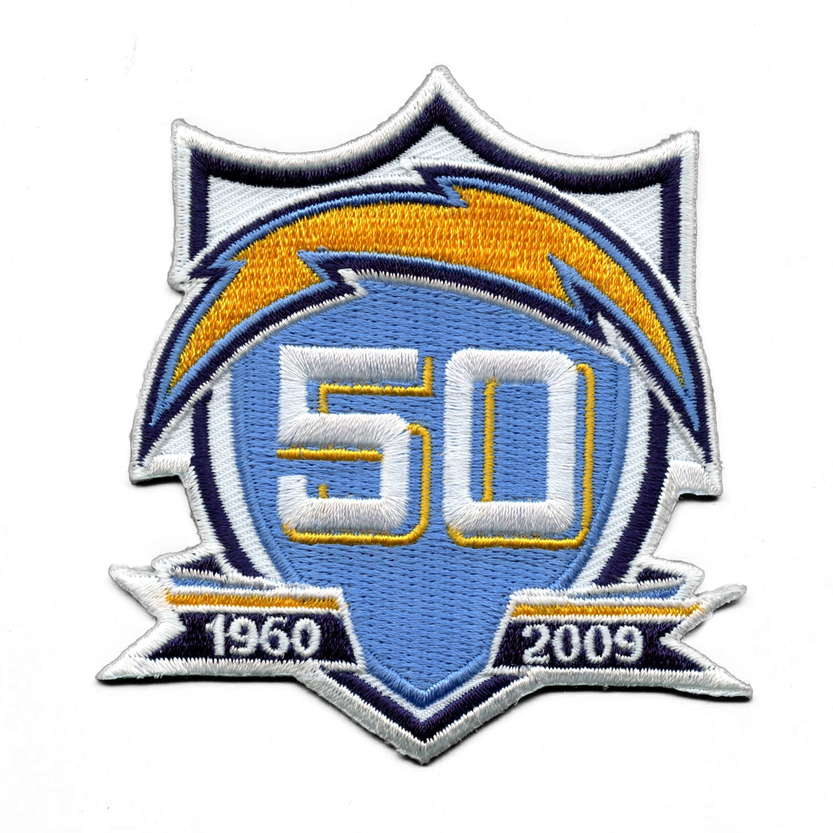 50th anniversary chargers jersey