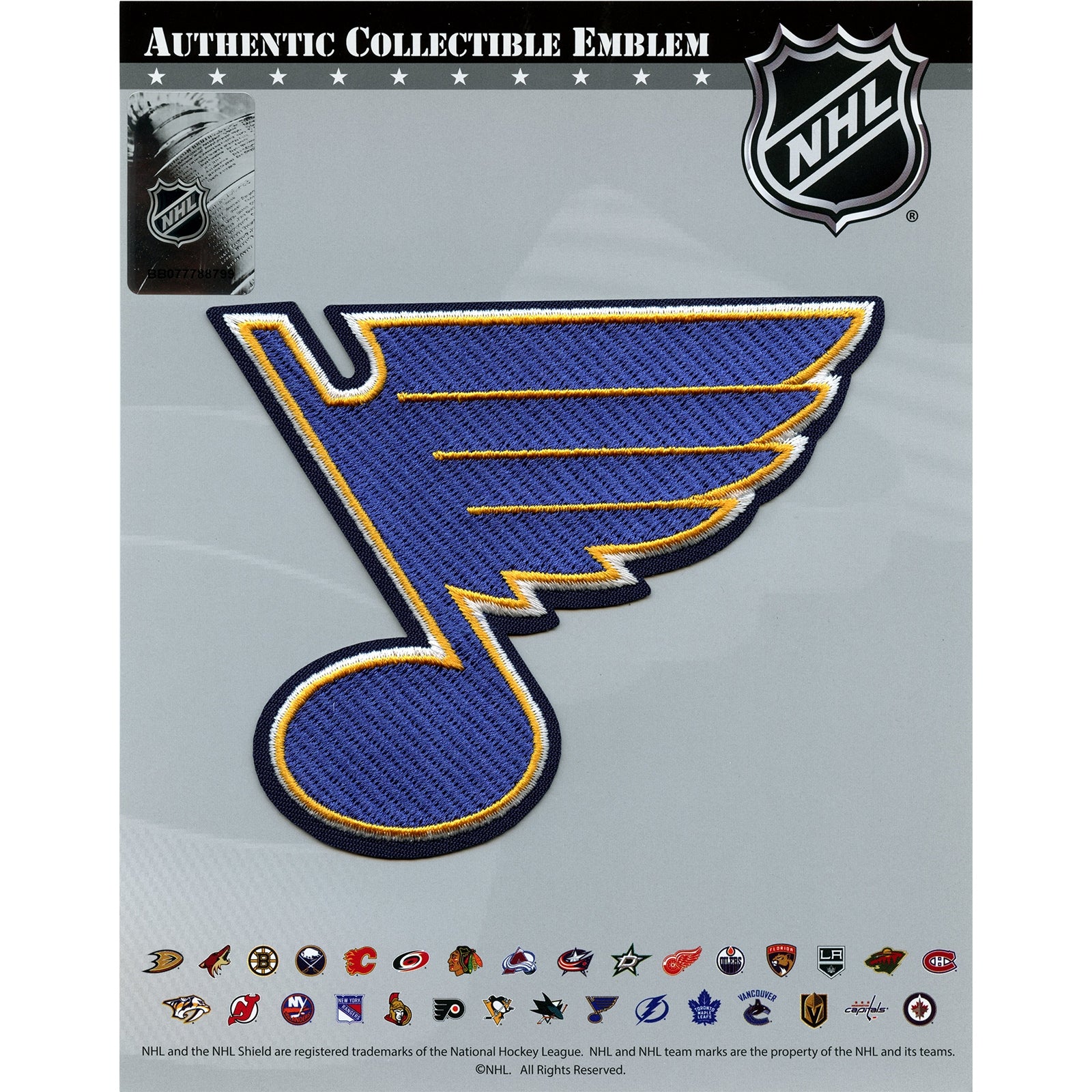 Louis Blues Primary Team Logo Patch St 