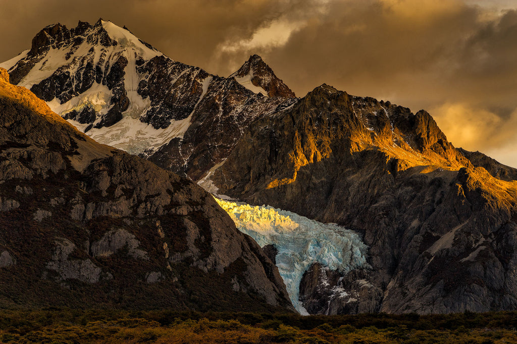 Foto. Gheorghe Popa - Ghețar lângă Fitz Roy.