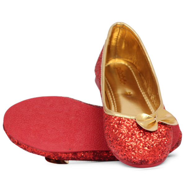 red glitter dress shoes