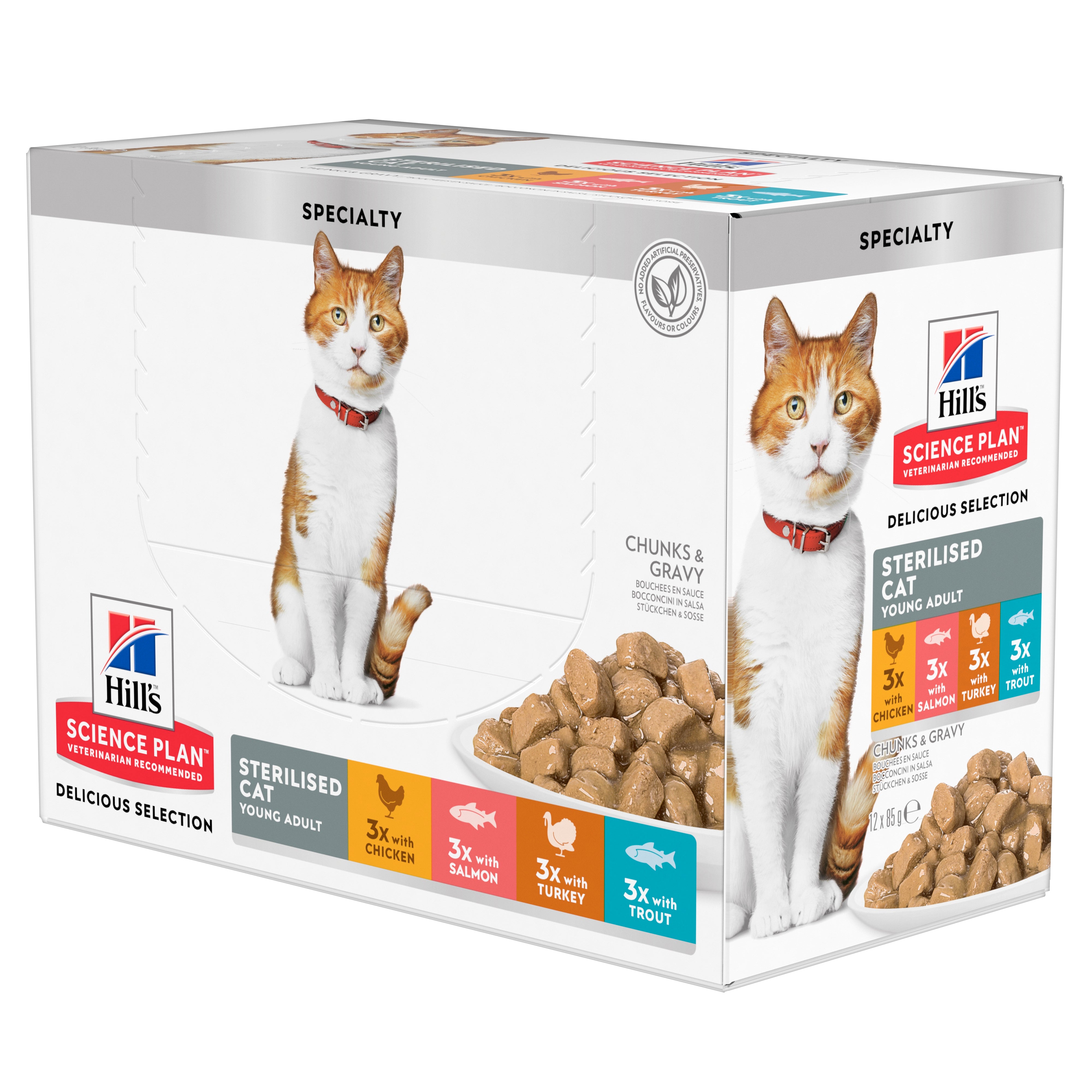 Vådfoder til katte fra steriliserede - Multipack – Os med kæledyr.dk
