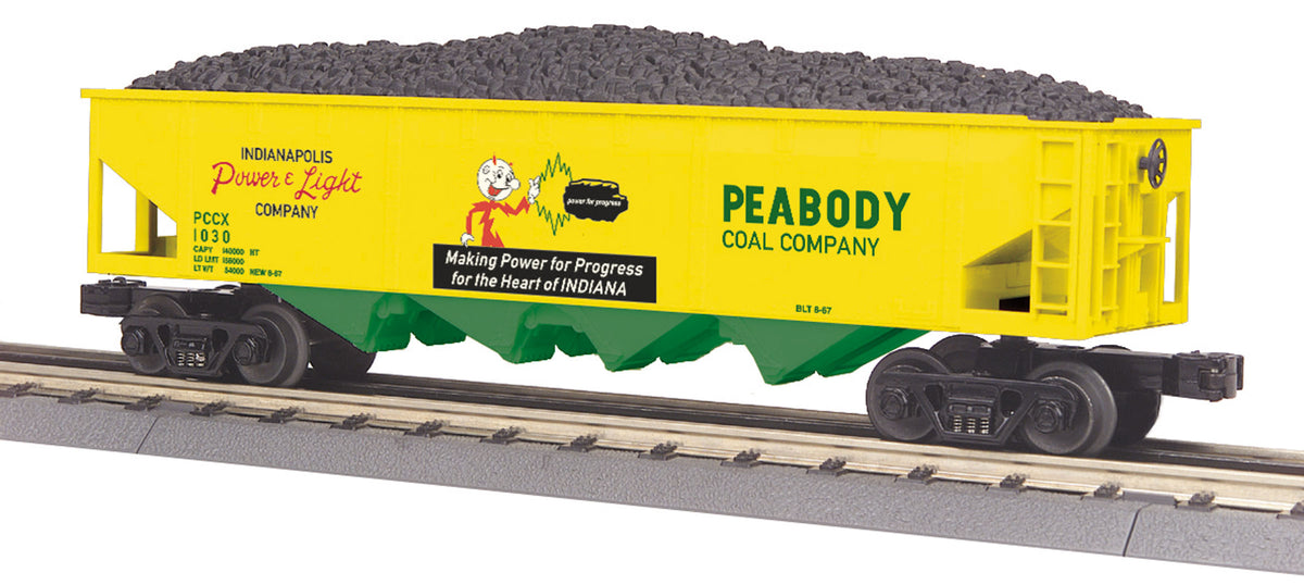MTH Rail King Diecast Baltimore & Ohio 4 Bay Hopper Car With Coal Load for sale online 