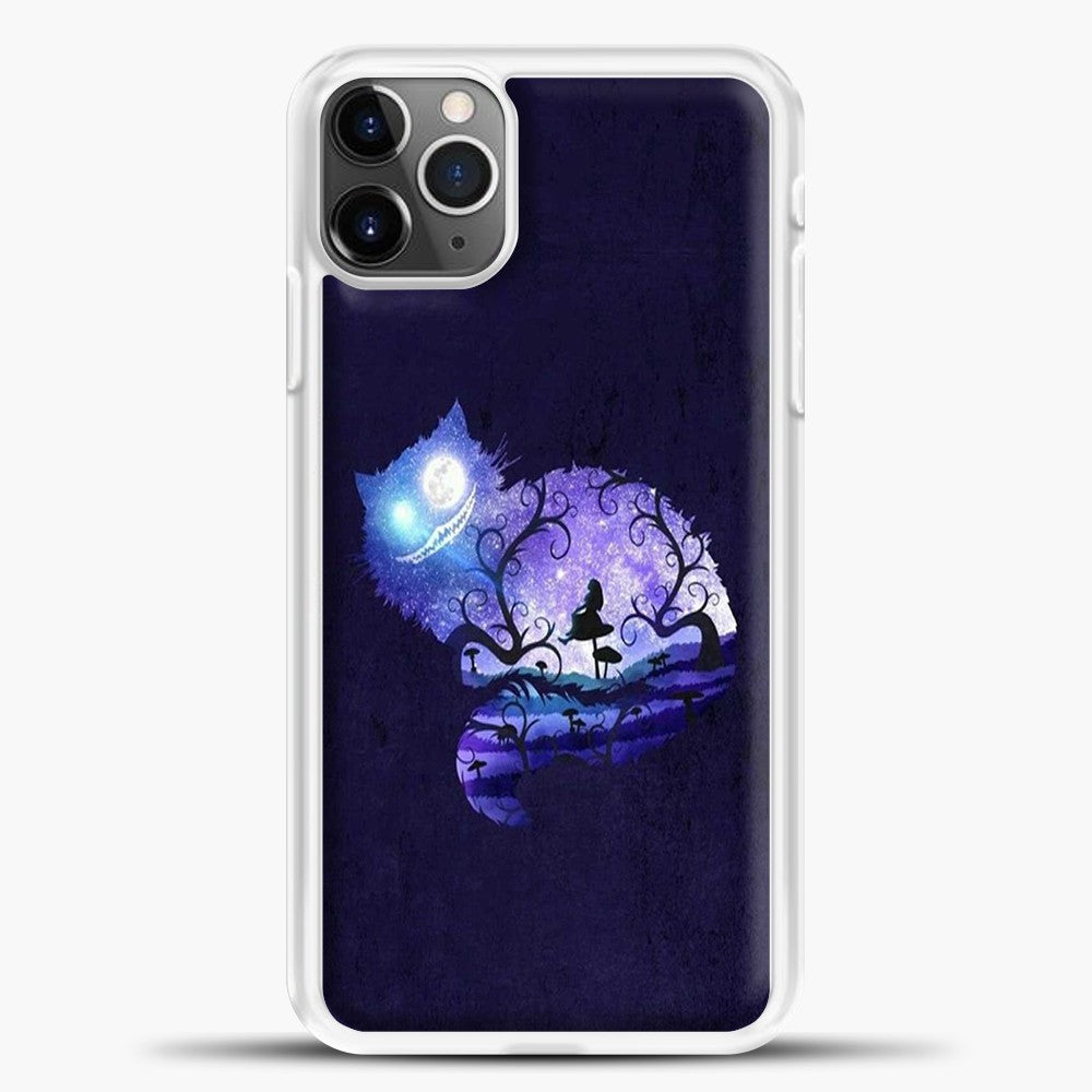 Cheshire Cat Wallpaper Alice Wonderland Iphone 11 Pro Max Case Plastic Rubber Casedilegna Com Casedilegna