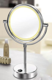 LED Magnifying Mirror - Black & Gold (DO-500)