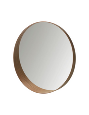 Tora Mirror with Frame Venner Dia 600mm (Wood)