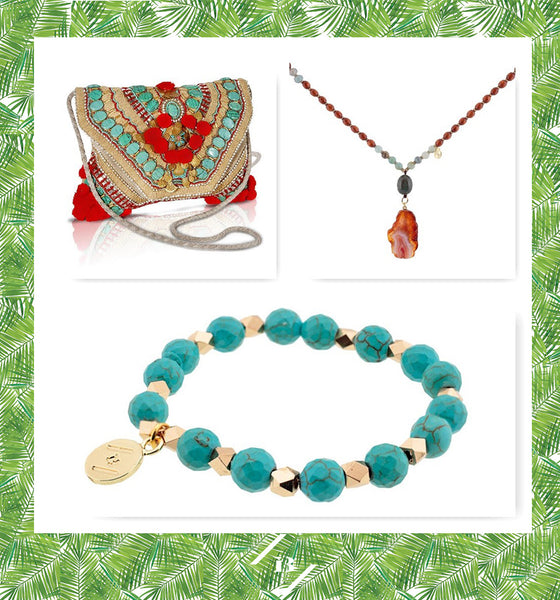 necklace stone onrange nature boho chic bracelet turquoise handbag rio de janeiro ibiza passion