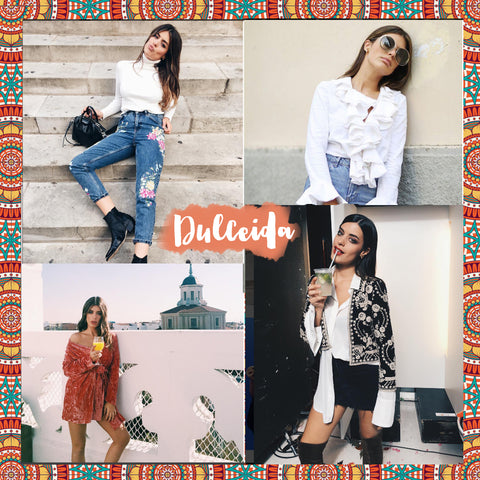 Top 10 Spanish bloggers to follow Dulceida - Blog IBIZA PASSION boho chic luxe online store fashion jewelry jewels