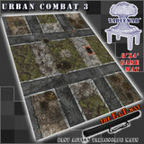 Urban Combat 3 40K Battle Mat 6x4’ 72x48” Hidden Deployment Lines