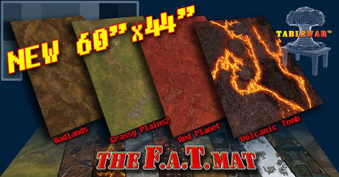 New FAT Mat sizes Warhammer 40K AOS
