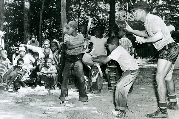 enfants baseball années 50
