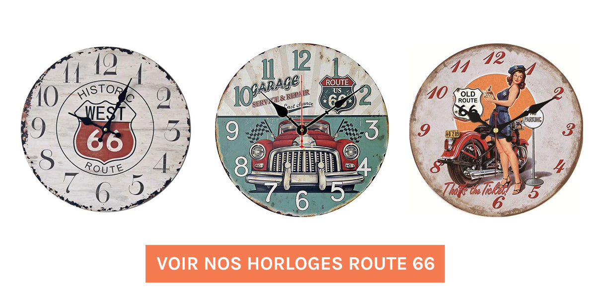 horloge route 66