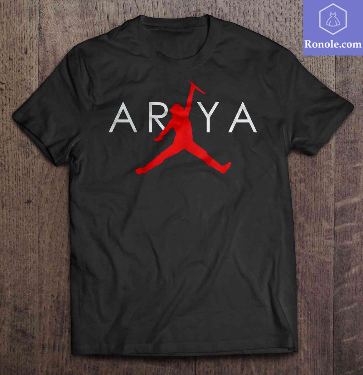 arya air jordan shirt