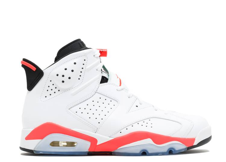 jordan retro 6 orange and white