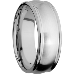 Domed Rounded Edges Men's Wedding Band