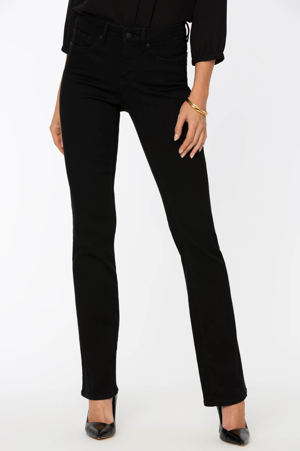 Wrangler Girl's Black Boot Cut Jeans