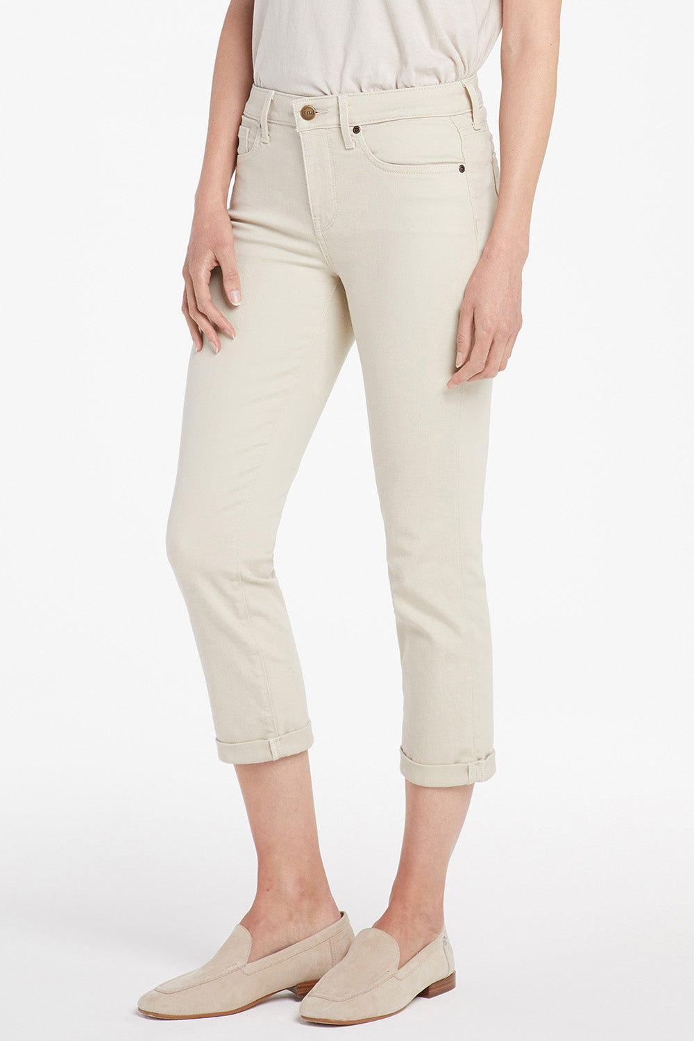 Chloe Skinny Capri Jeans - Feather – NYDJ Apparel