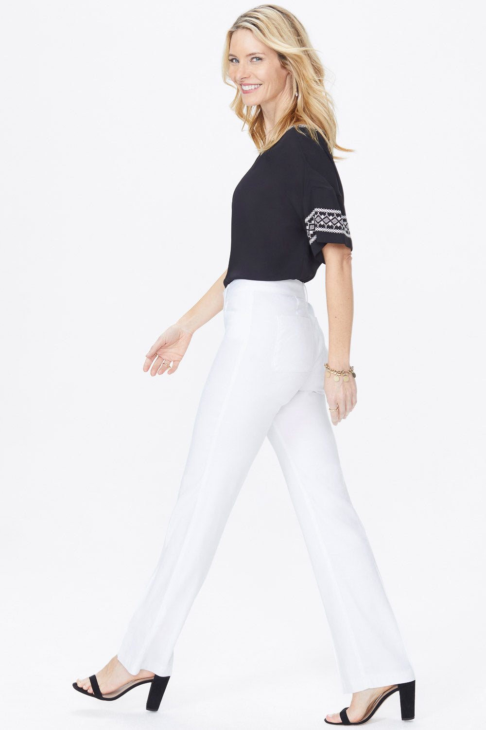 Trouser Pants In Petite - Optic White – NYDJ Apparel