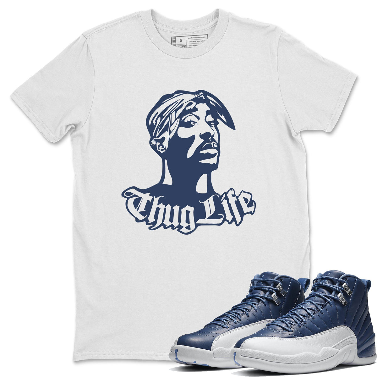 stone blue jordan shirt