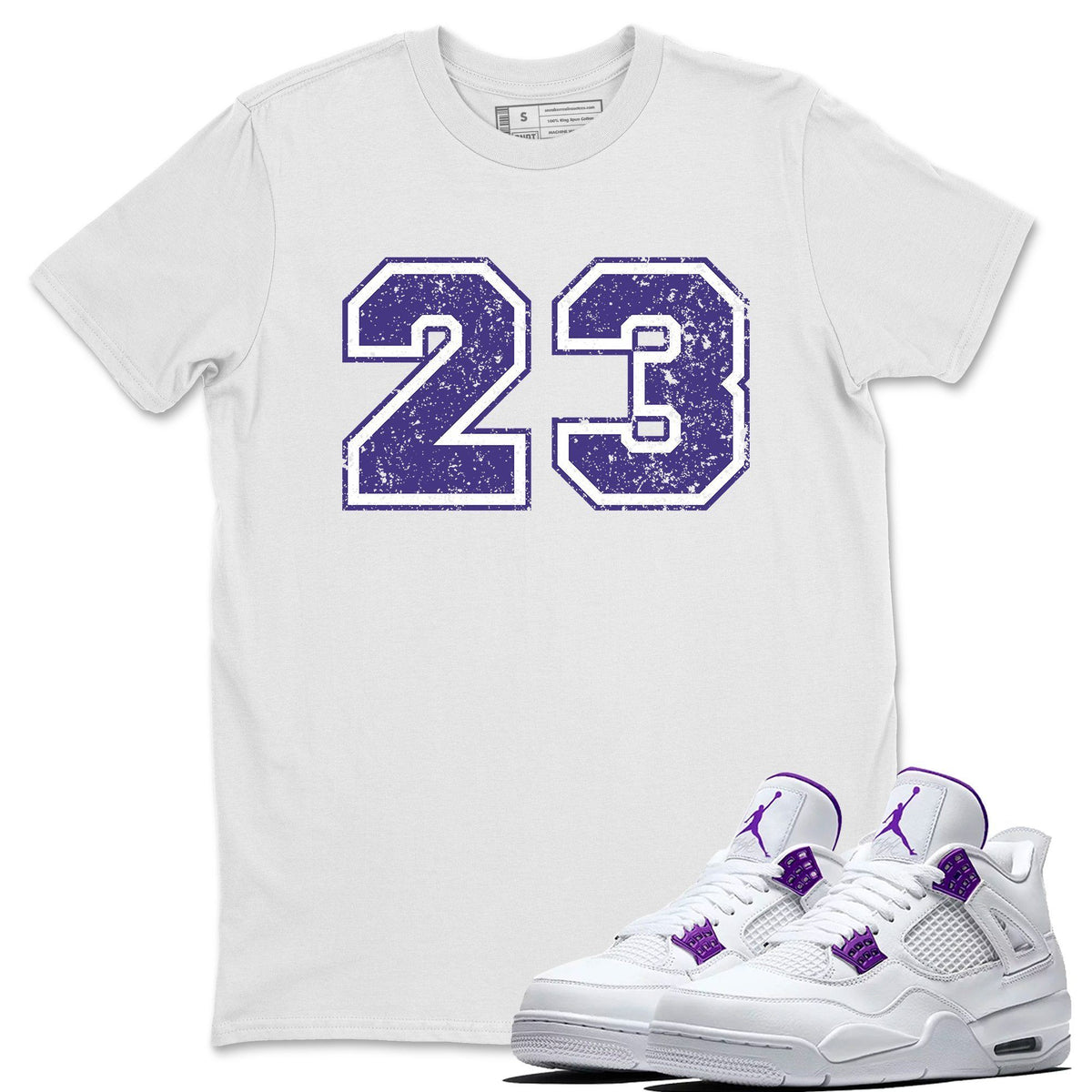 jordan 23 purple and white